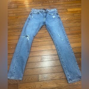 GAP Men's Distressed Blue Jeans